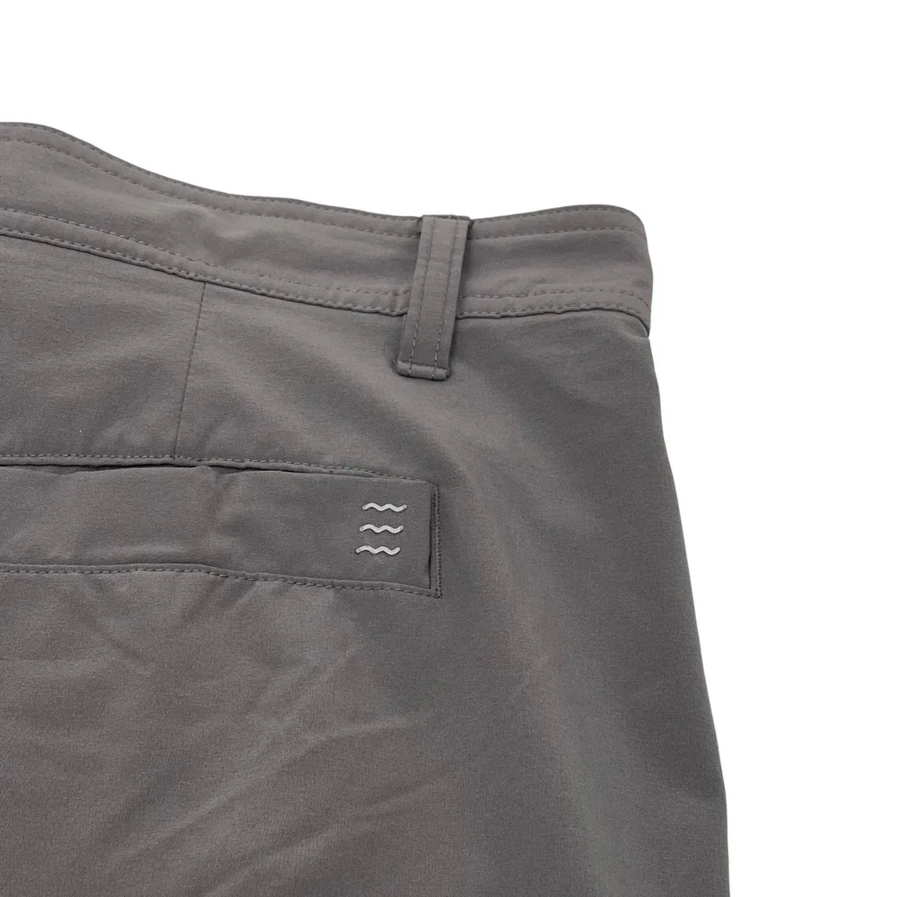 Free Fly Mens Breeze Shorts Size 42‎ Gray Polyester Spandex Lightweight Golf